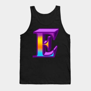 Top 10 best personalised gifts 2022  - Letter E ,personalised,personalized with pattern Tank Top